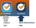 TD Legacy vs Next Generation App Icons
